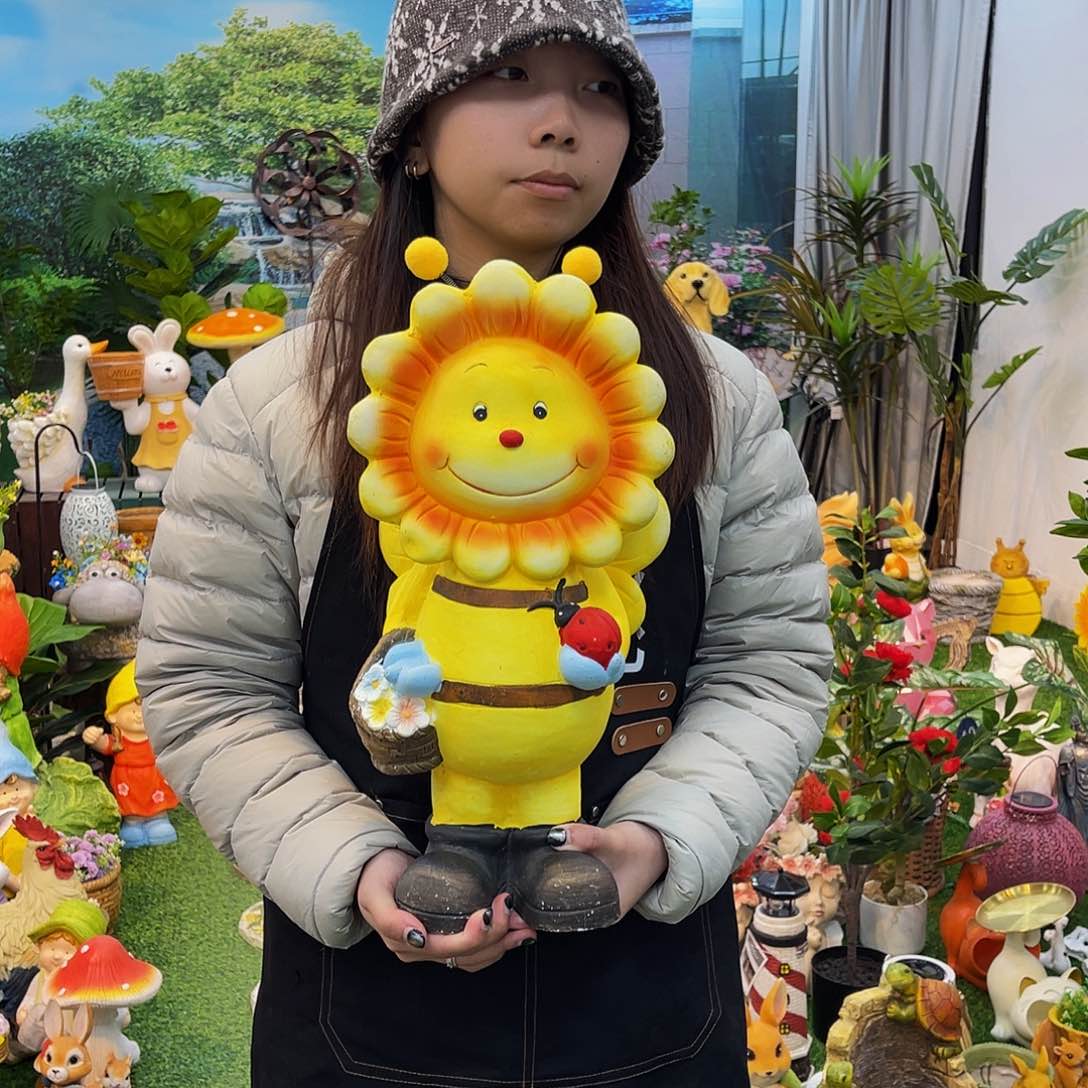 红陶花园庭院摆件&000&