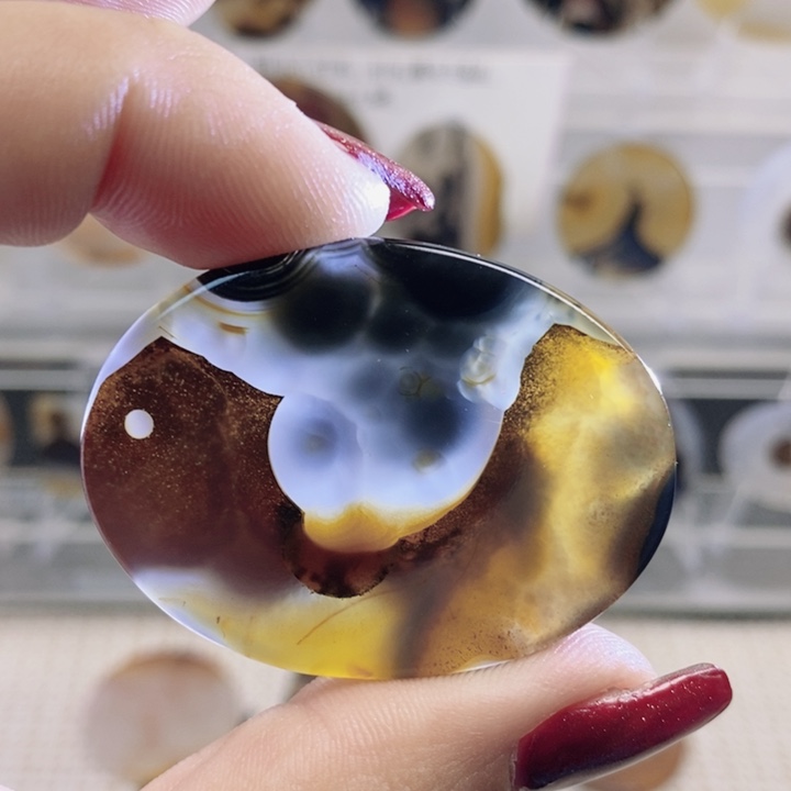 玛瑙/玉髓未镶嵌颈饰