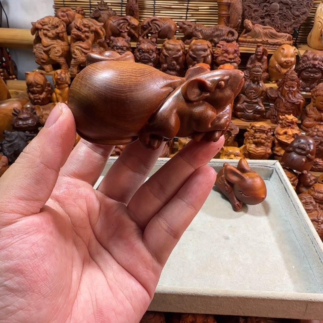 元***金柏木（崖柏）崖柏陈化黑骨料老鼠