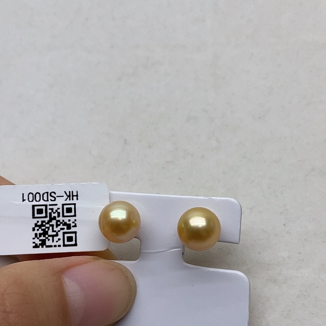 银S925镶嵌海水珍珠耳饰@@Sd001