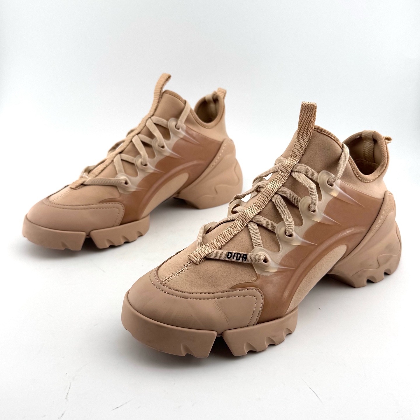 95新 DIOR/迪奥 Dior/迪奥 39码 裸色休闲运动老爹鞋 D3950