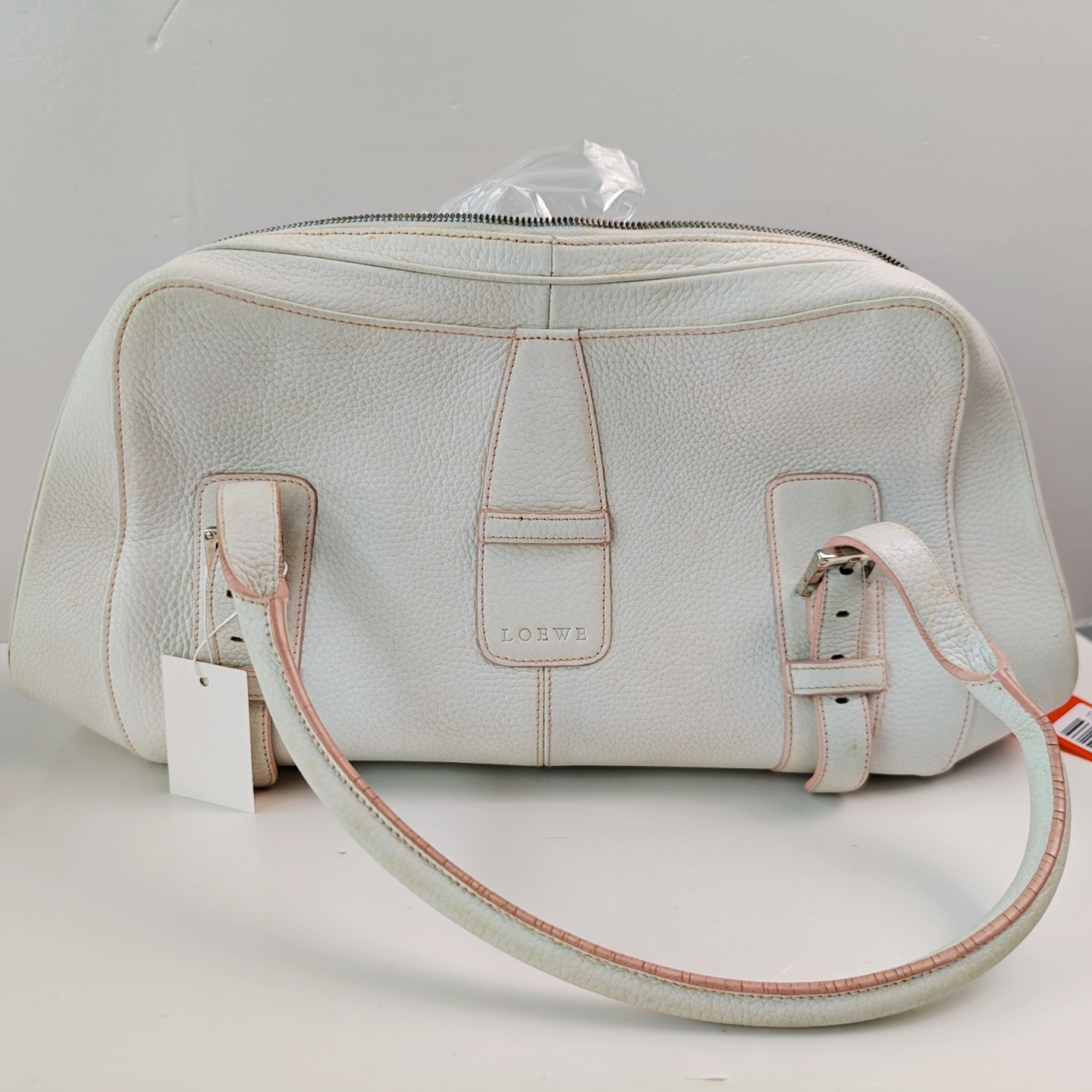 95新 LOEWE/罗意威 罗意威白色手提包