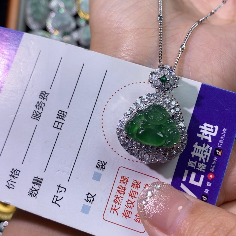 【闪购商品】翡翠颈饰未镶嵌天然