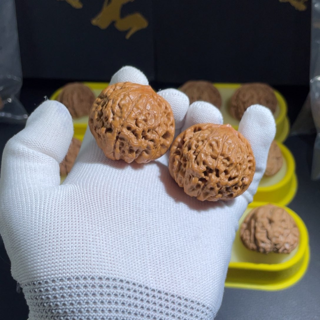 文玩核桃把件15号41迷你龙鼎，稀有级别