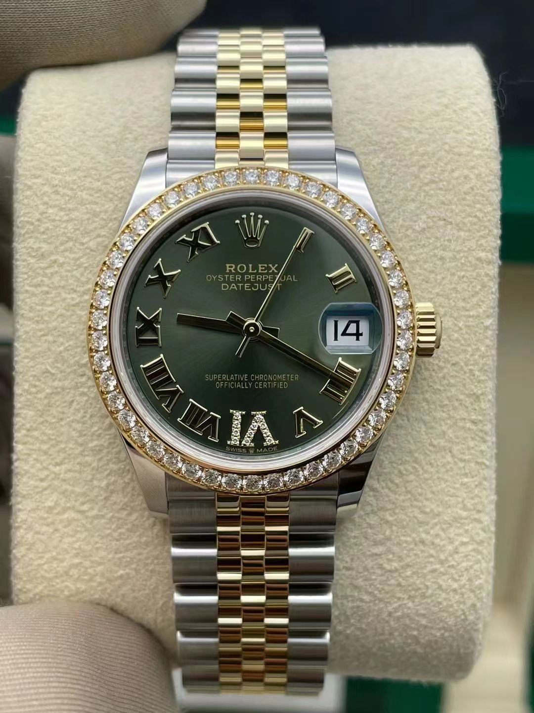 未使用 Rolex/劳力士 杜师傅/劳力士/绿色盘面/日志