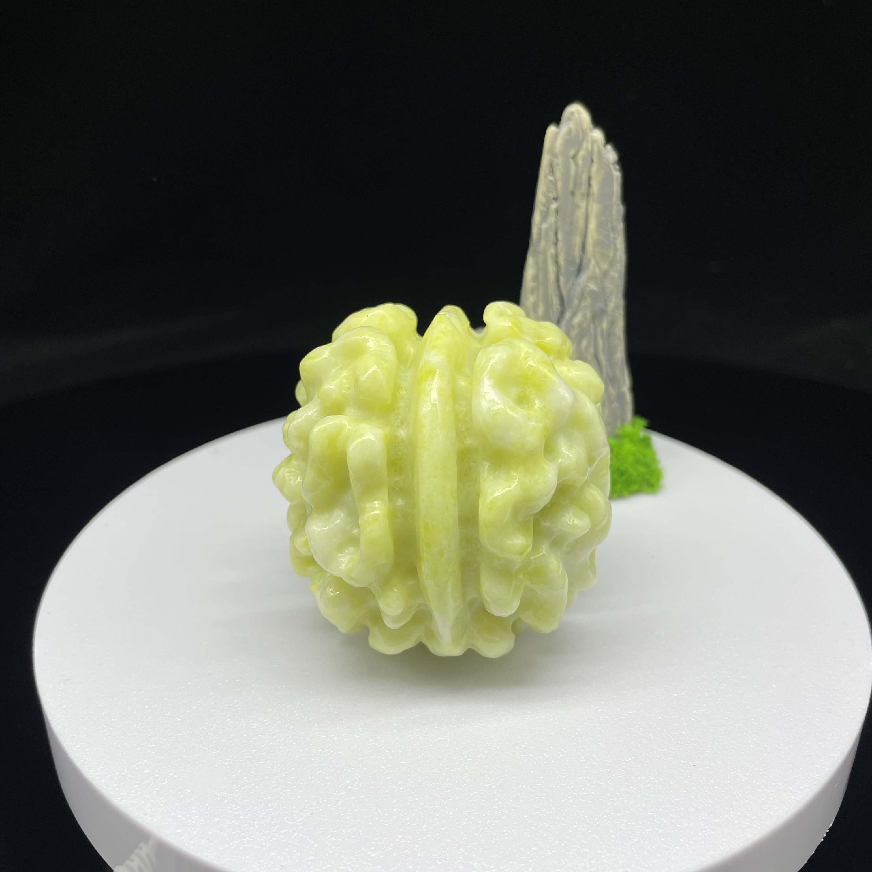 蓝田玉手把件下摆件送礼可定制