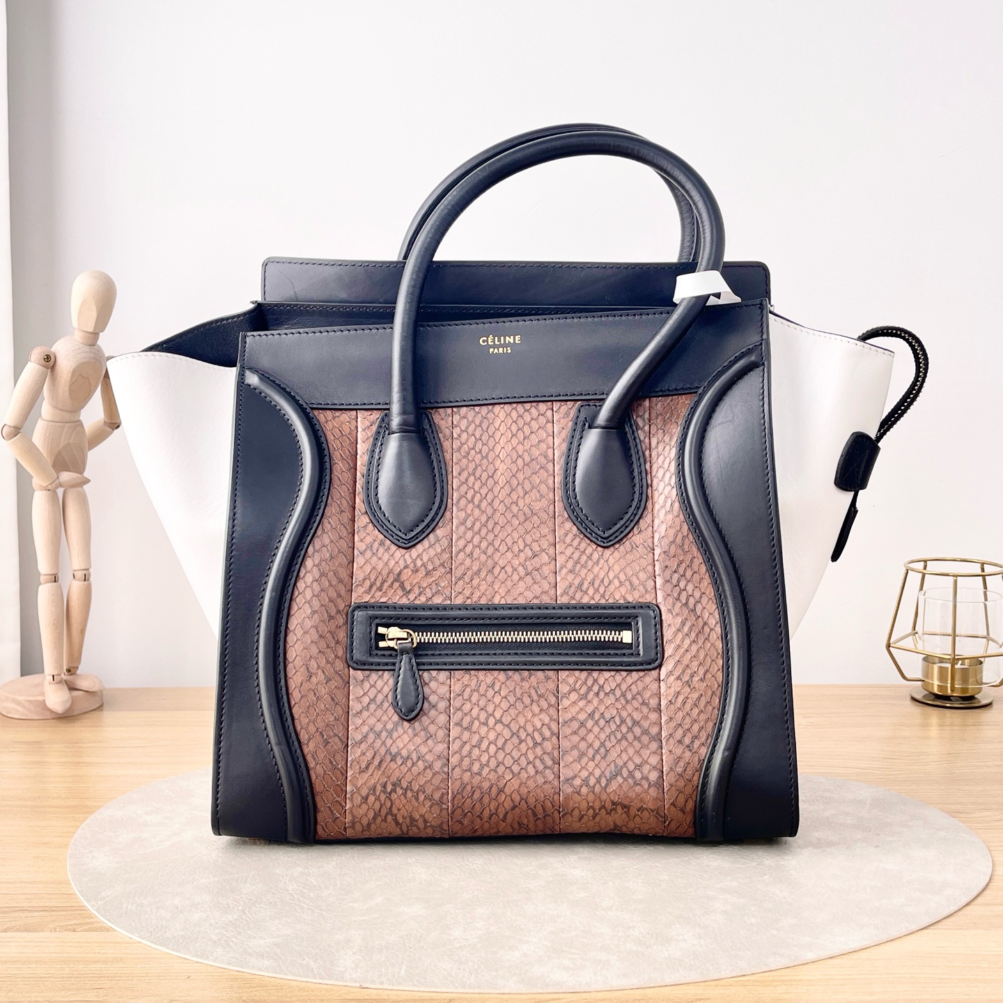 95新 Celine/思琳 【九筒奢品】笑脸包/单肩包/6844