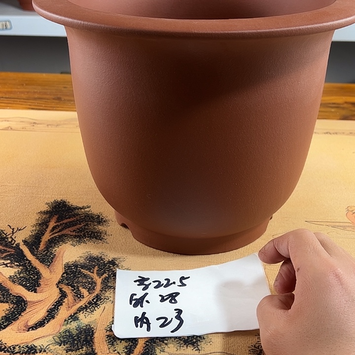 紫砂花盆紫砂兰花盆28