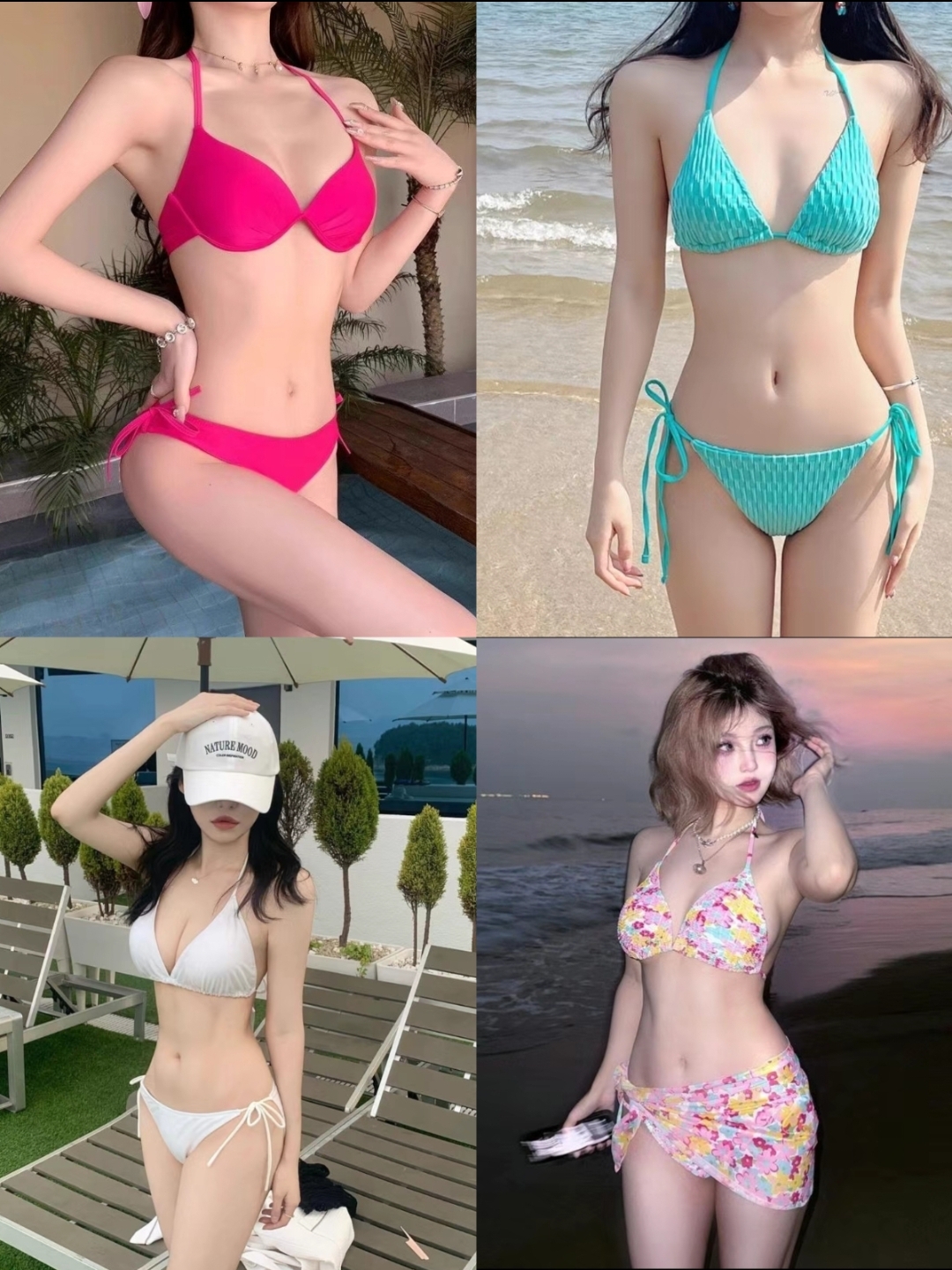 【福利款】新款ins风高级感比基尼两件套分体款泡温泉度假女士泳衣