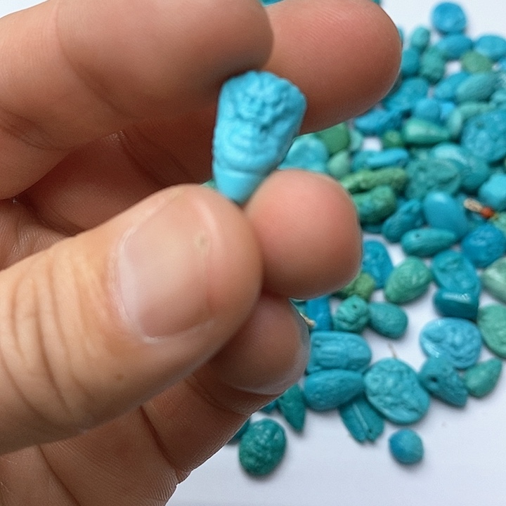 绿松石珠宝奇石未镶嵌