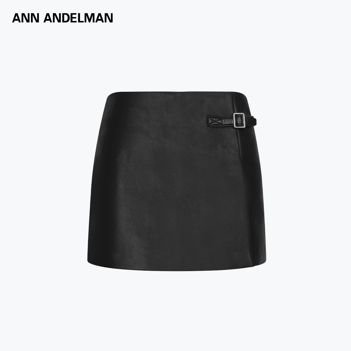 ANN ANDELMAN 26春夏 时尚设计百搭扣袢皮短裙