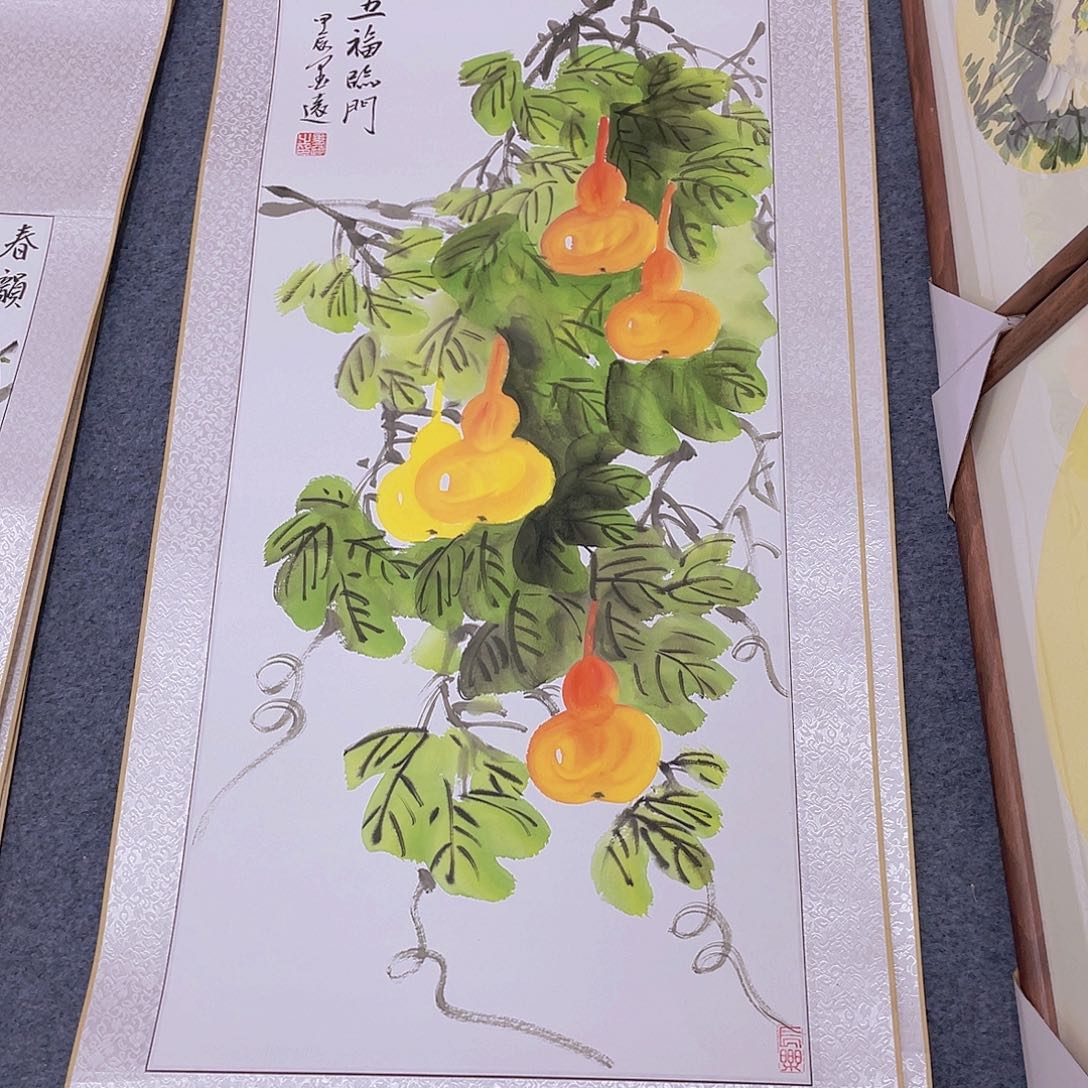 国画手绘作品欣赏与