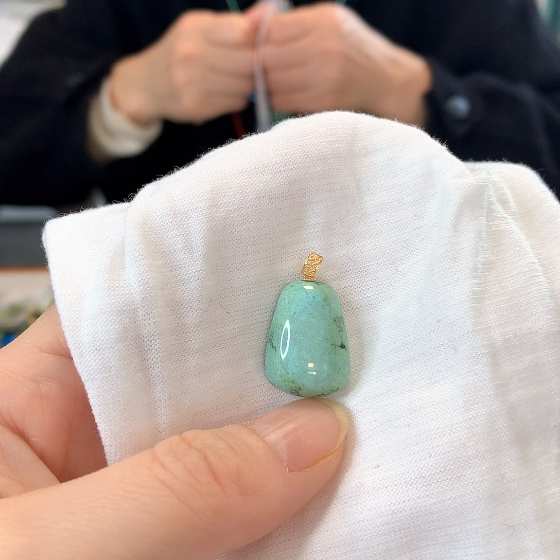 绿松石珠宝奇石未镶嵌