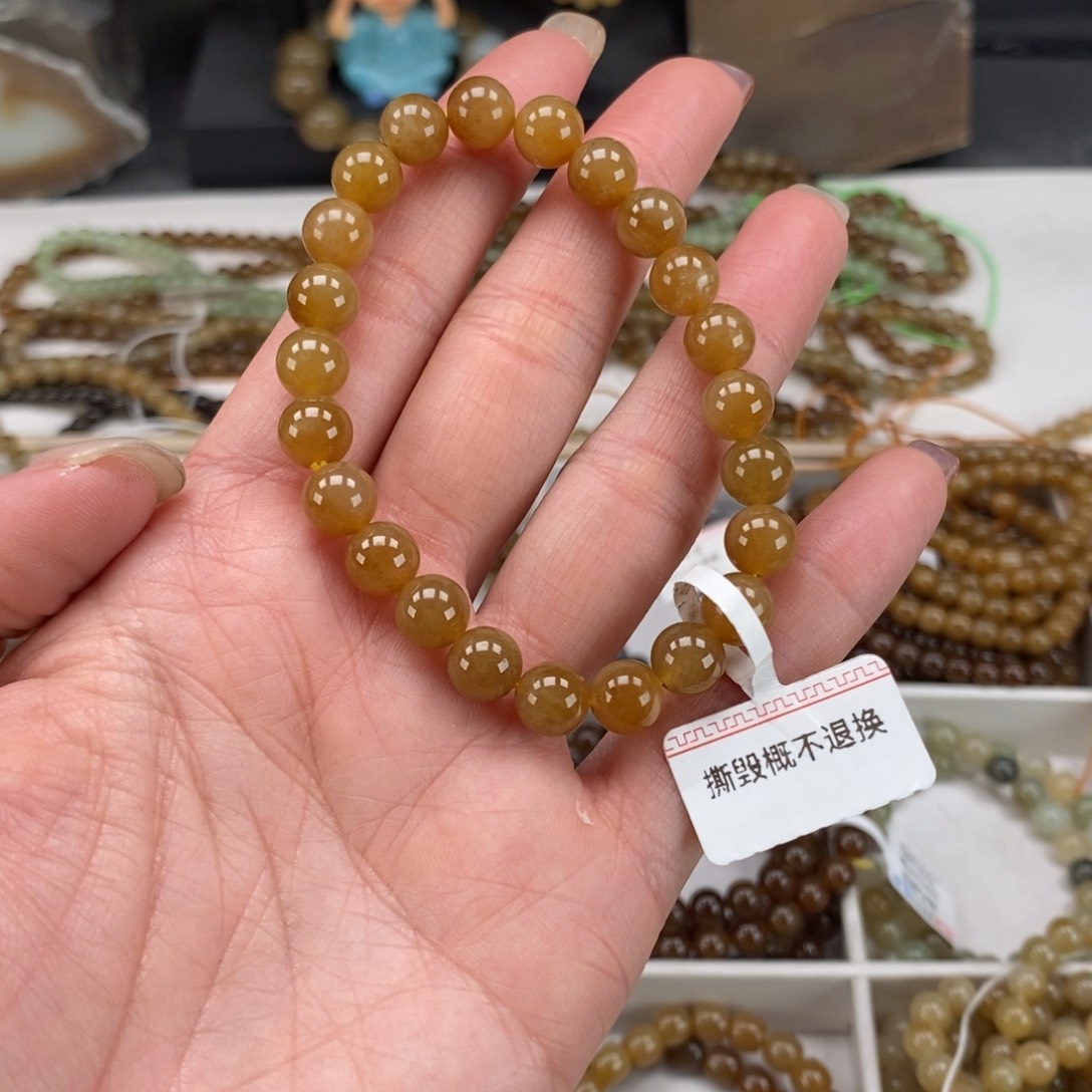 和田玉（糖玉）手串未镶嵌