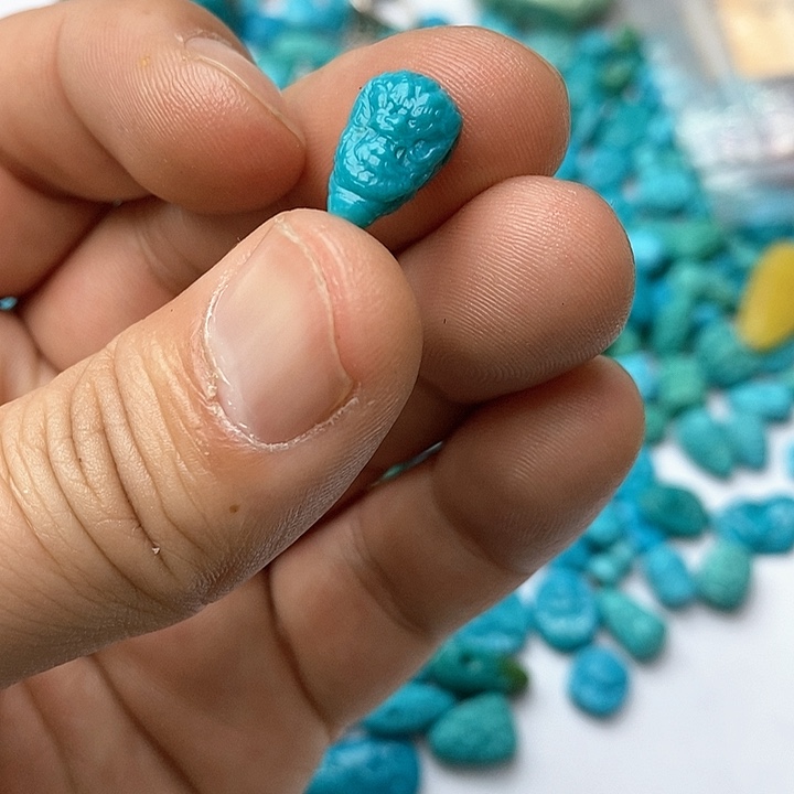 绿松石珠宝奇石未镶嵌