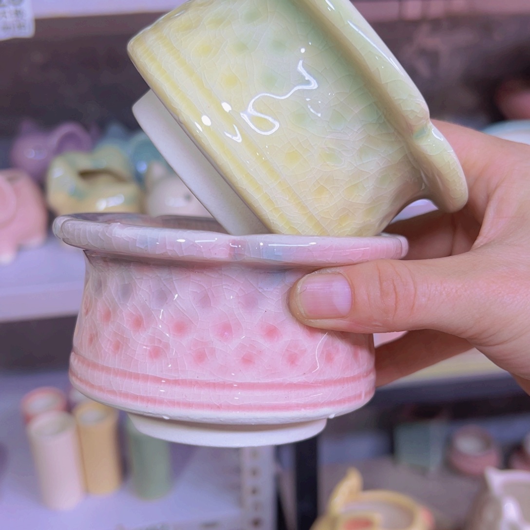  陶瓷花盆当场凑满12包邮