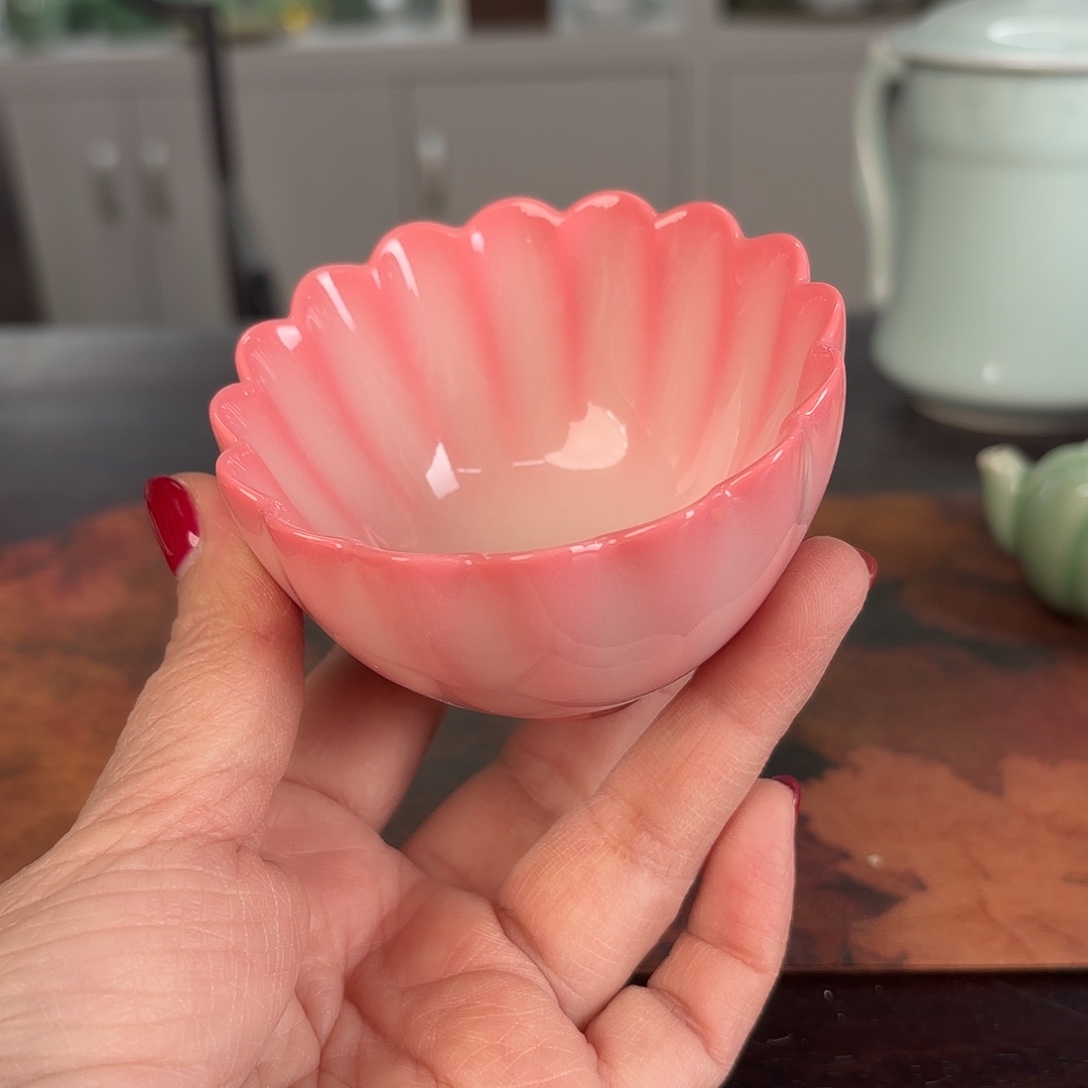 龙泉云间青瓷小米茶器