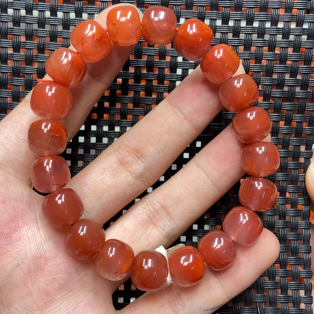 南红玛瑙未镶嵌手串11mm