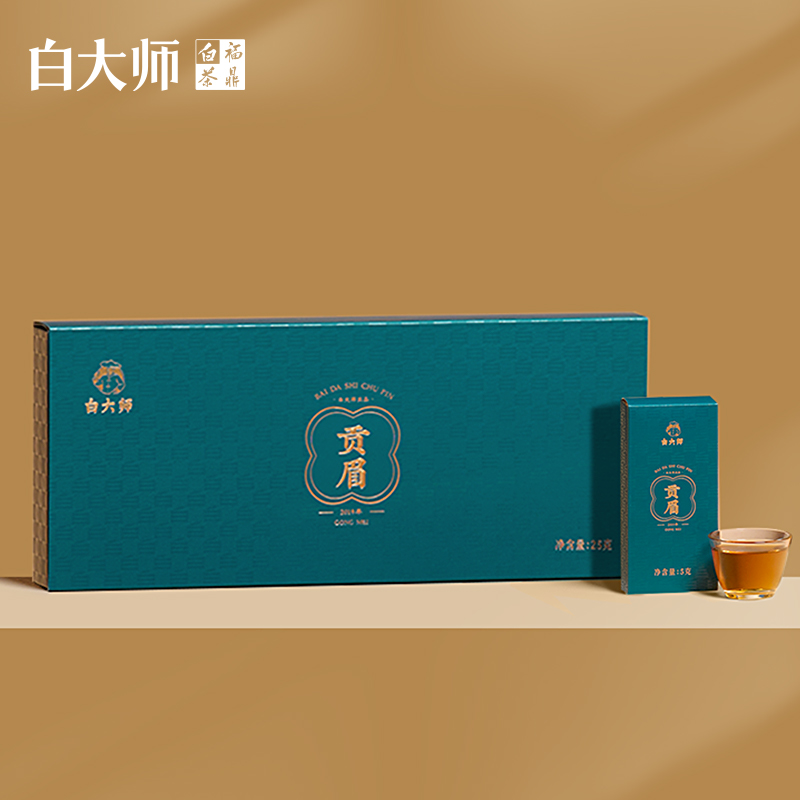 【直播专属】白大师白茶正宗高山福鼎白茶2019年贡眉龙珠口粮茶25g
