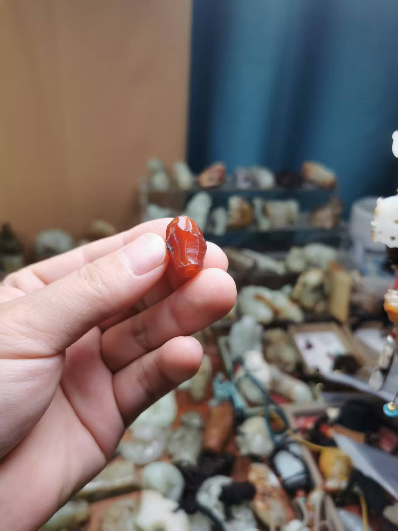 新疆和田玉珠子乐子