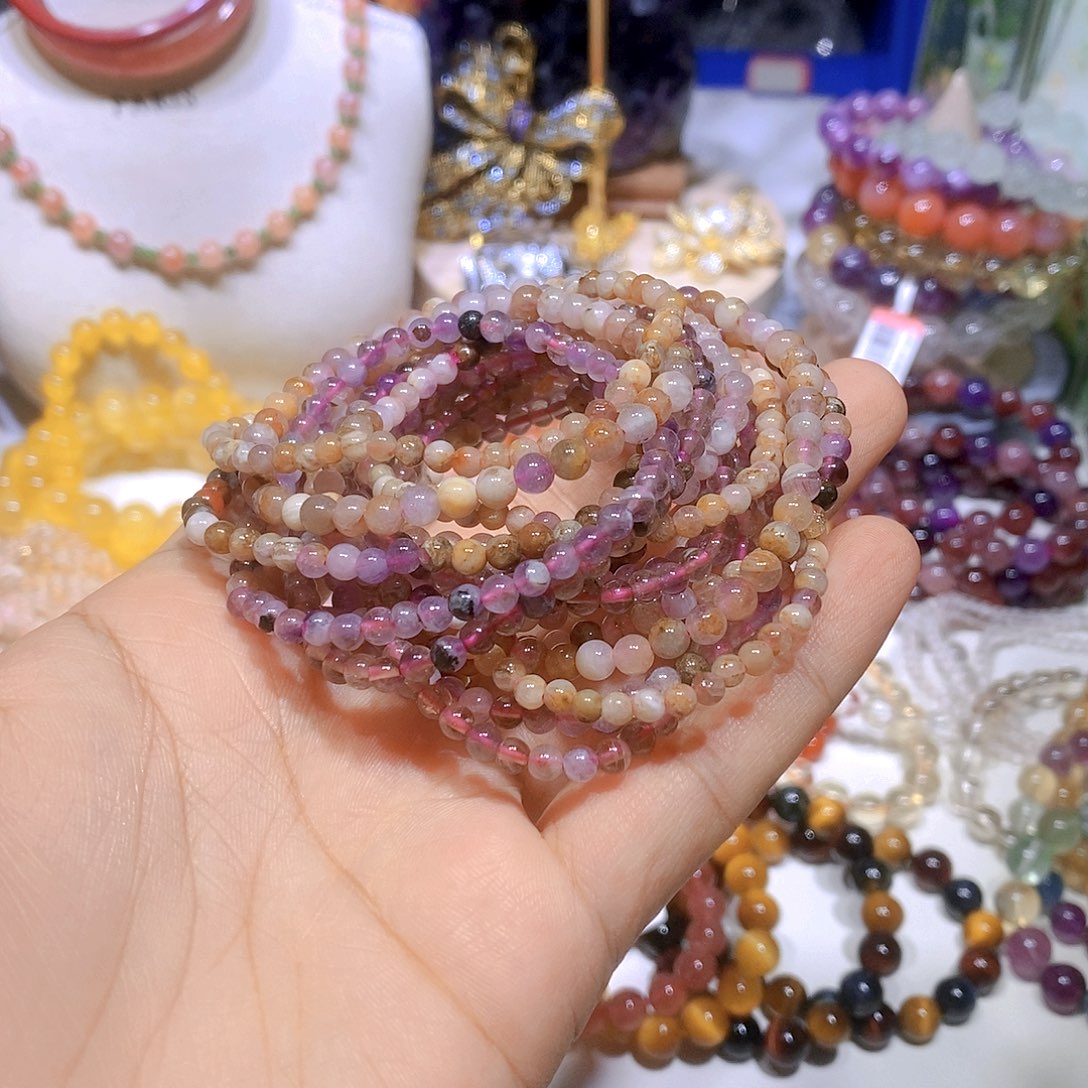 水晶手串未镶嵌5条极光