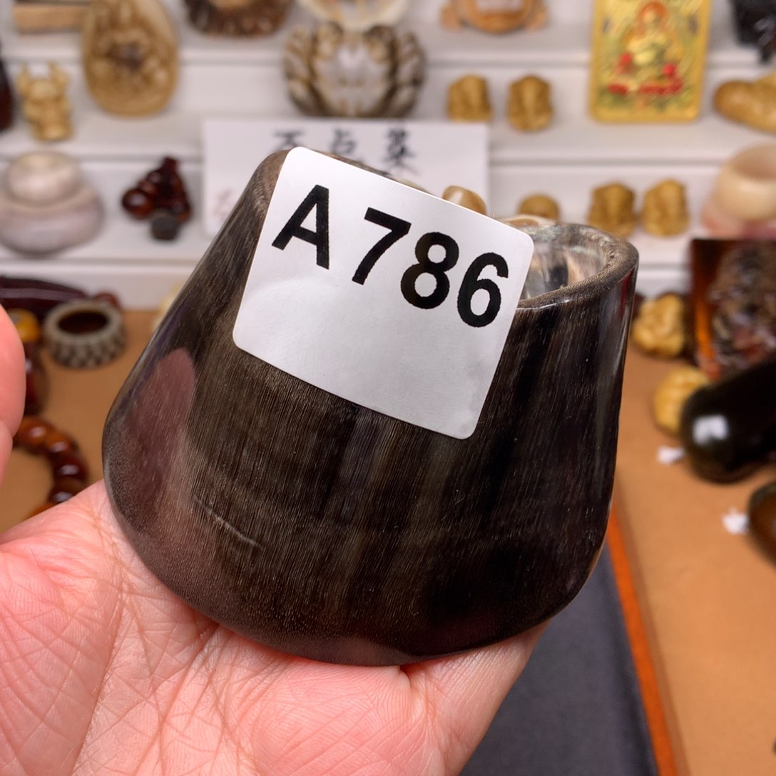 驼骨其他驴蹄手把件