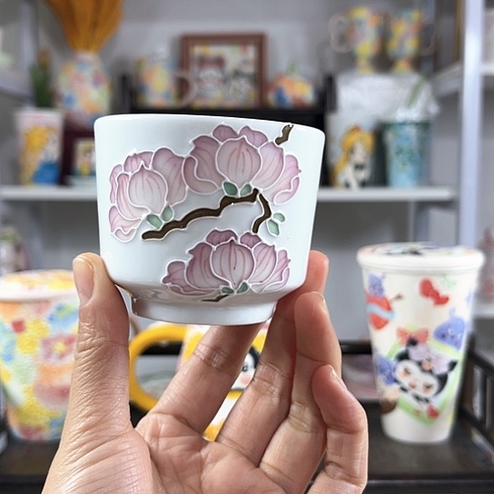 手绘高温釉下彩陶瓷