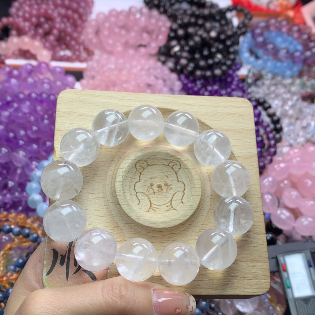 水晶手链未镶嵌白幽灵卡17