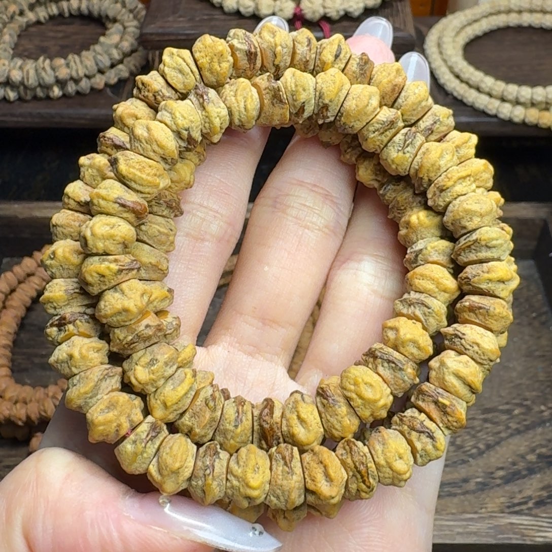 手串柏香籽/百香籽藏切红芽