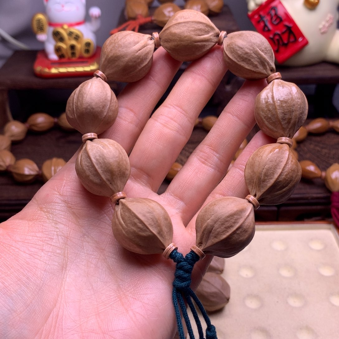 橄榄核手串/手链记****哦梅林铁核22/27正四