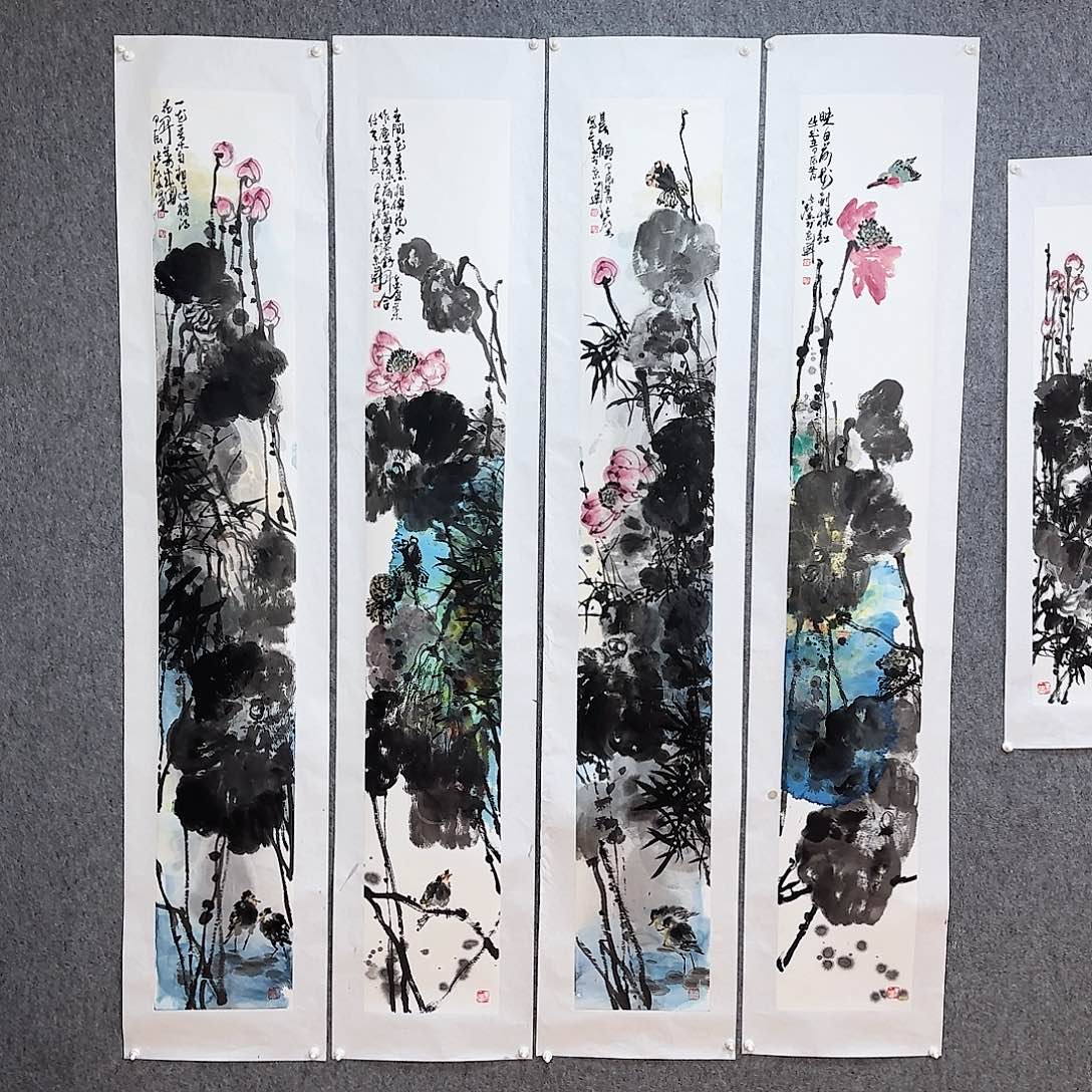 国画深****7张馨老师作品