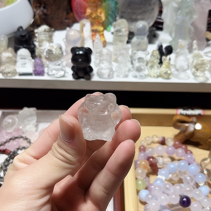 珠宝半成品水晶未镶嵌
