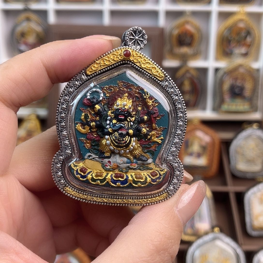 泥塑柚**）做旧款大黑天双面