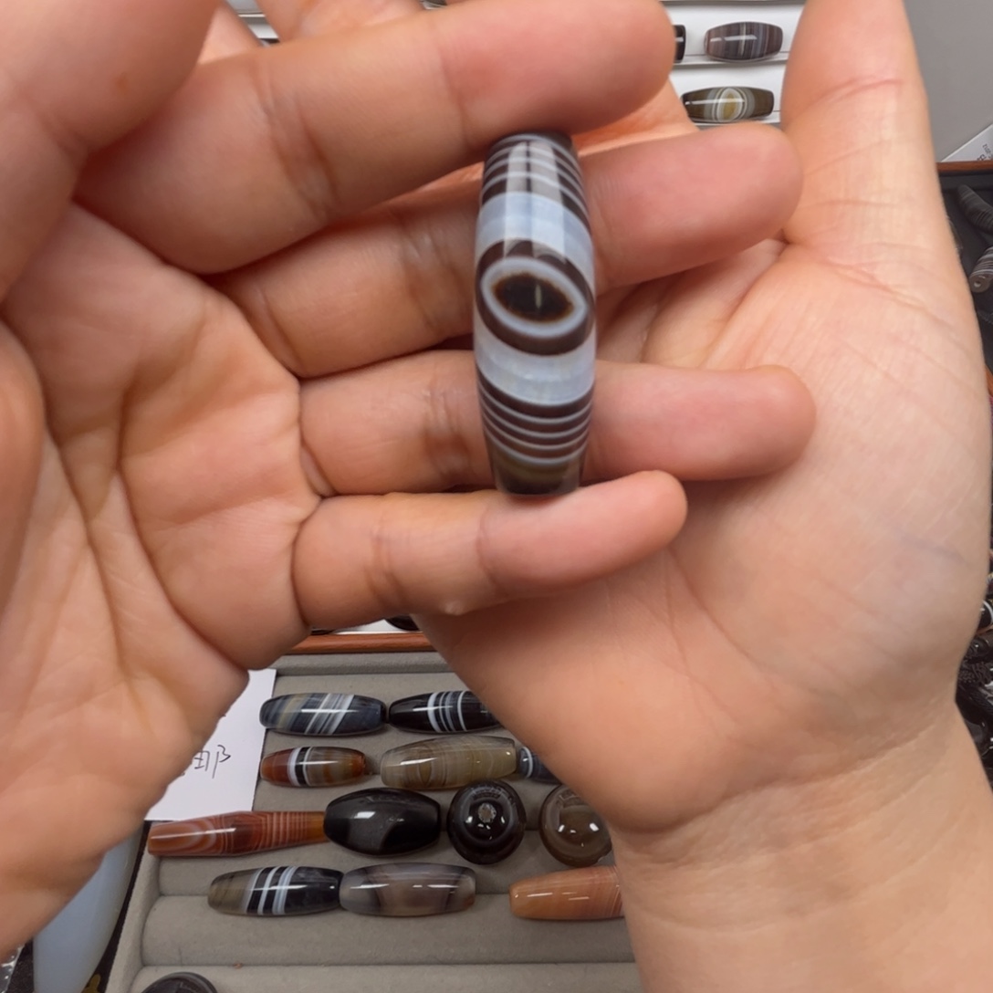 木***木玛瑙/玉髓合金配饰