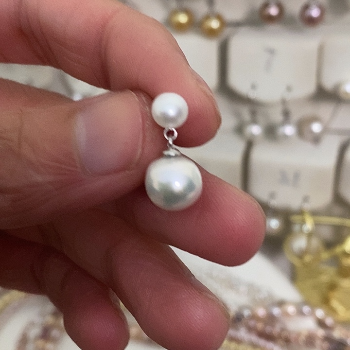 海水珍珠颈饰银S925镶嵌