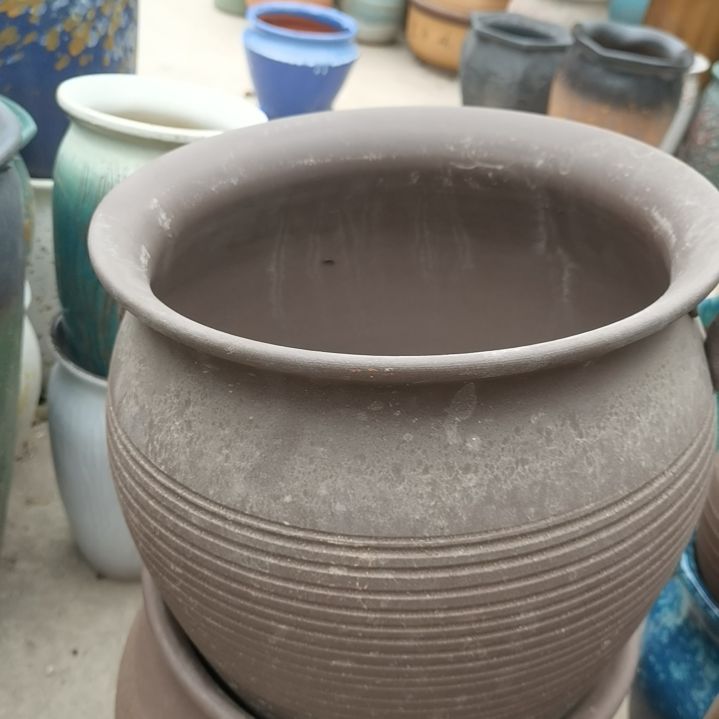 红陶口28高30瑕疵口裂