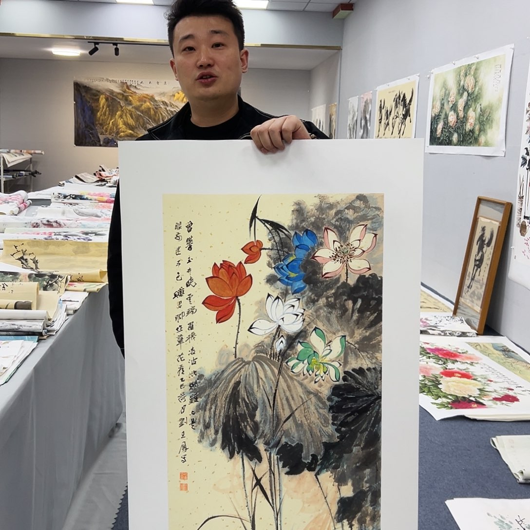 国画国画宣纸纯手绘作品
