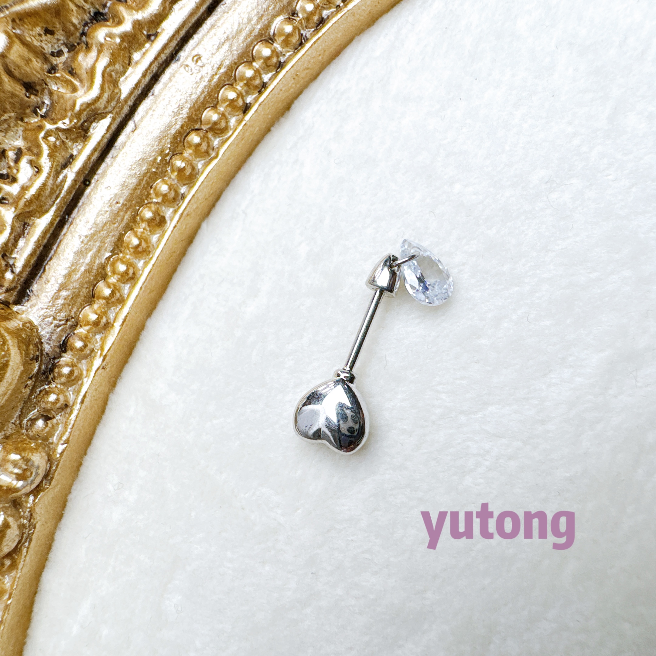 铜合金锆石耳饰 【雨桐高奢饰品】耳环LWW2883S