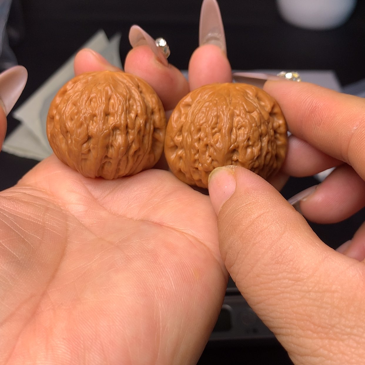 【闪购商品】文玩核桃把件铁锤37➕轻微修