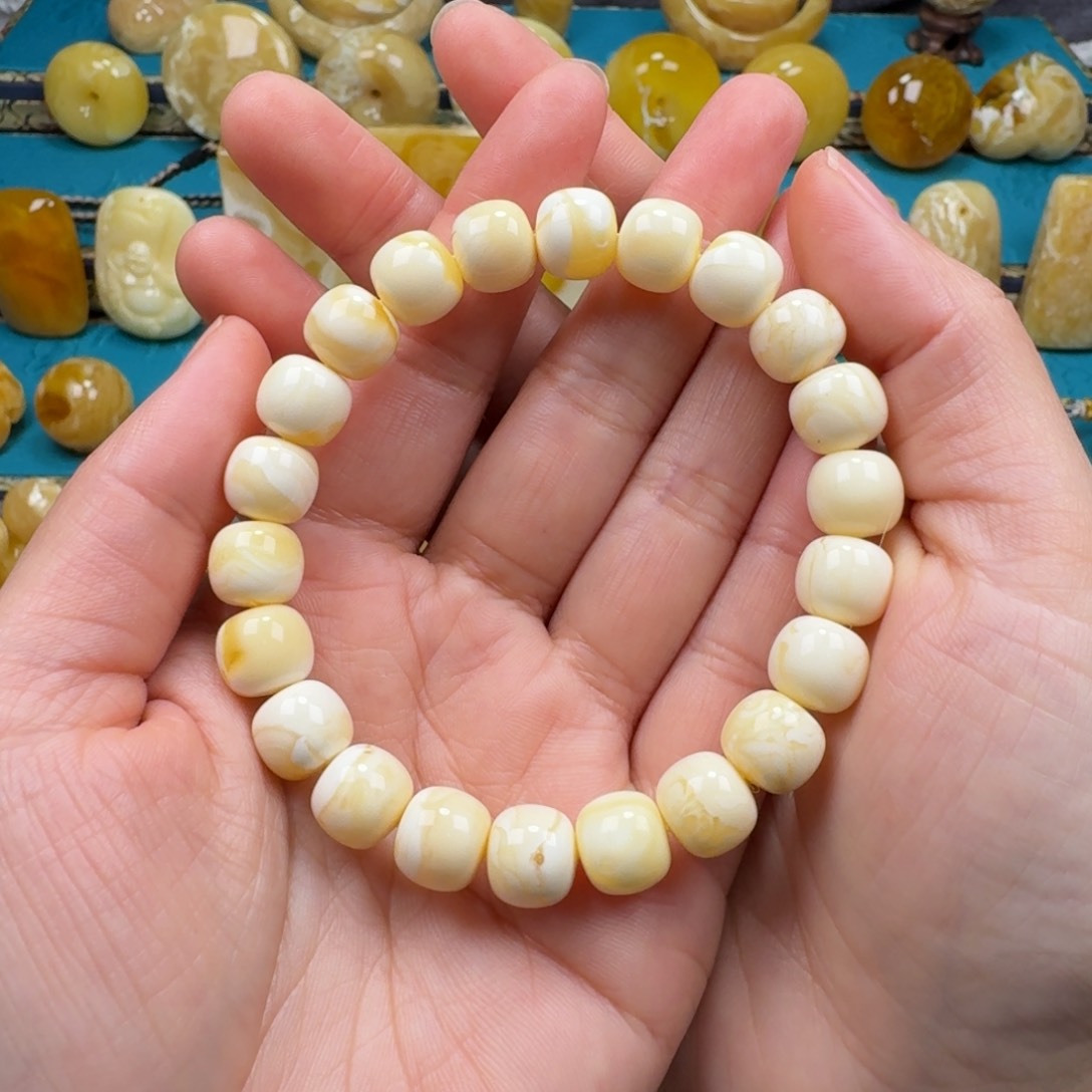 琥珀手链未镶嵌蜜蜡