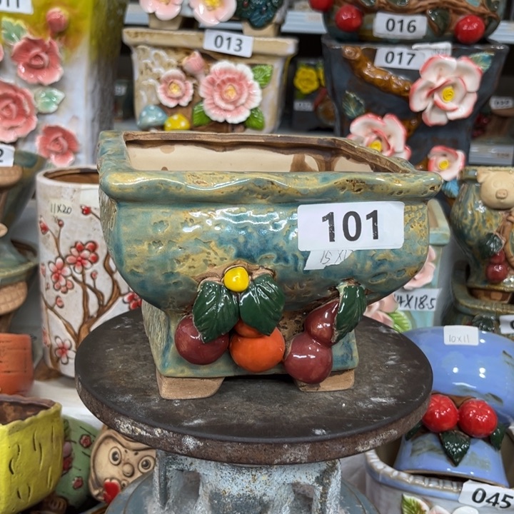 紫砂花盆粗陶材质多肉花盆