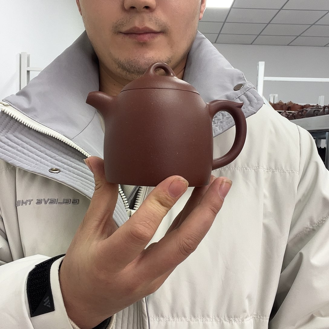 紫砂茶壶北****b秦权底槽青全手工