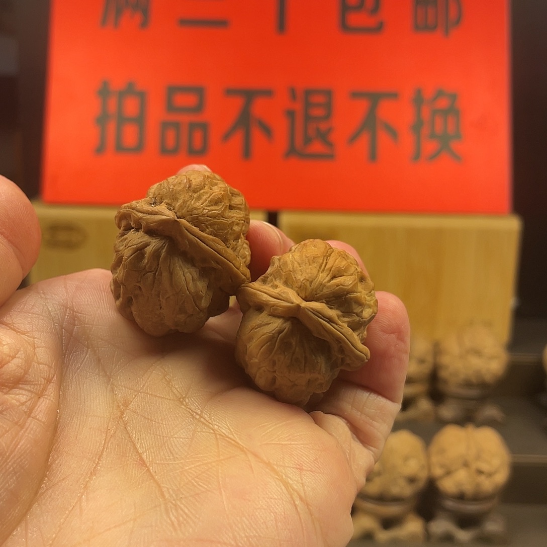 把件文玩核桃龙牙石