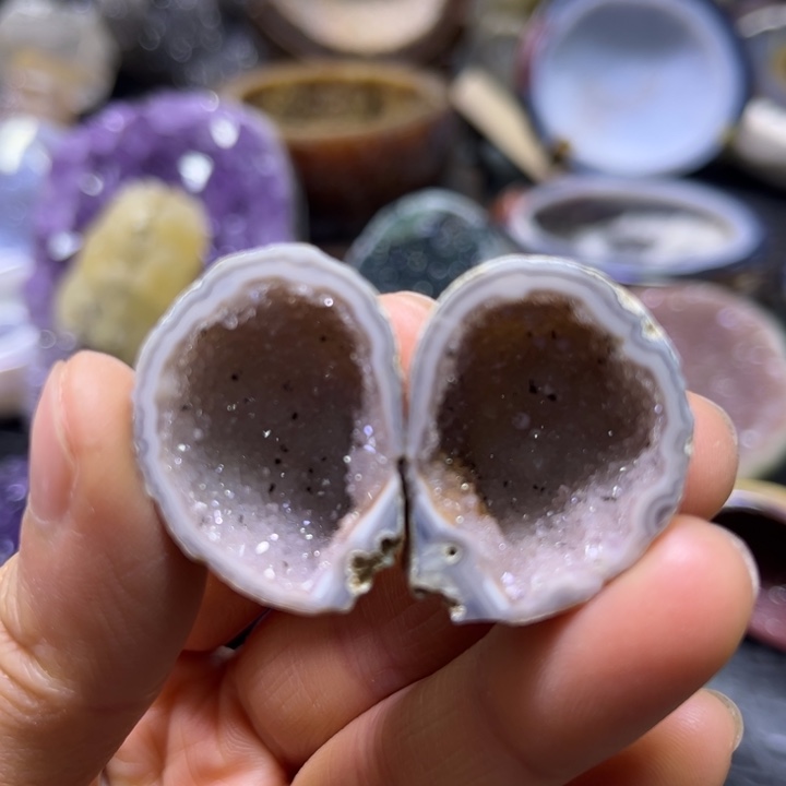 水晶未镶嵌珠宝半成品