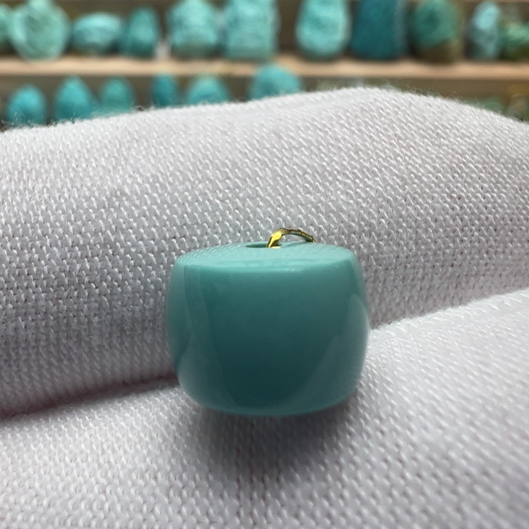 绿松石未镶嵌配饰9*6.7