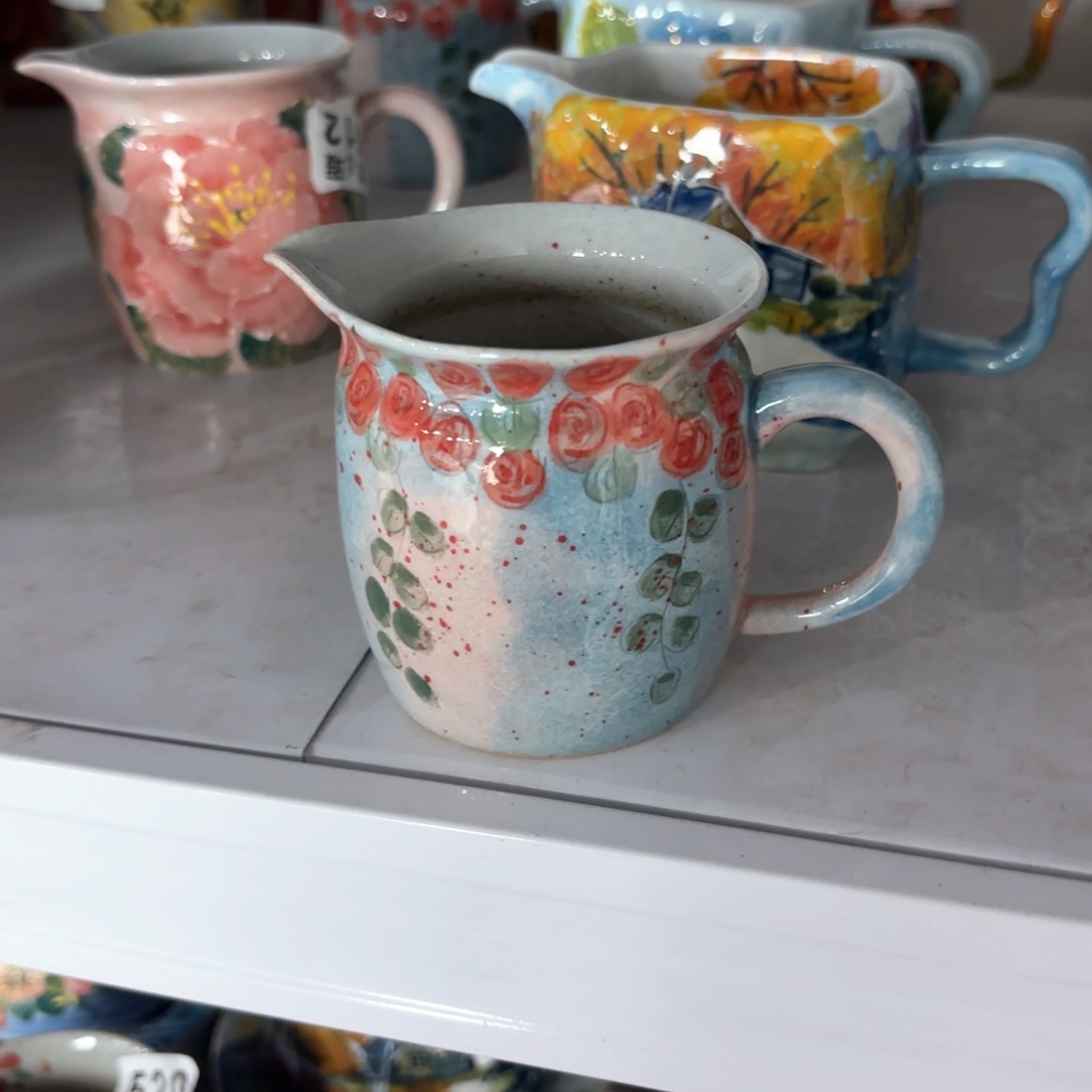 景德镇手绘高温釉下彩陶瓷茶具