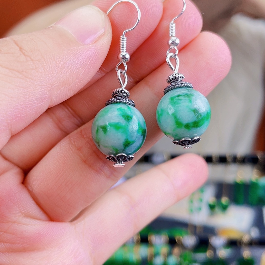 未镶嵌翡翠耳饰饰品