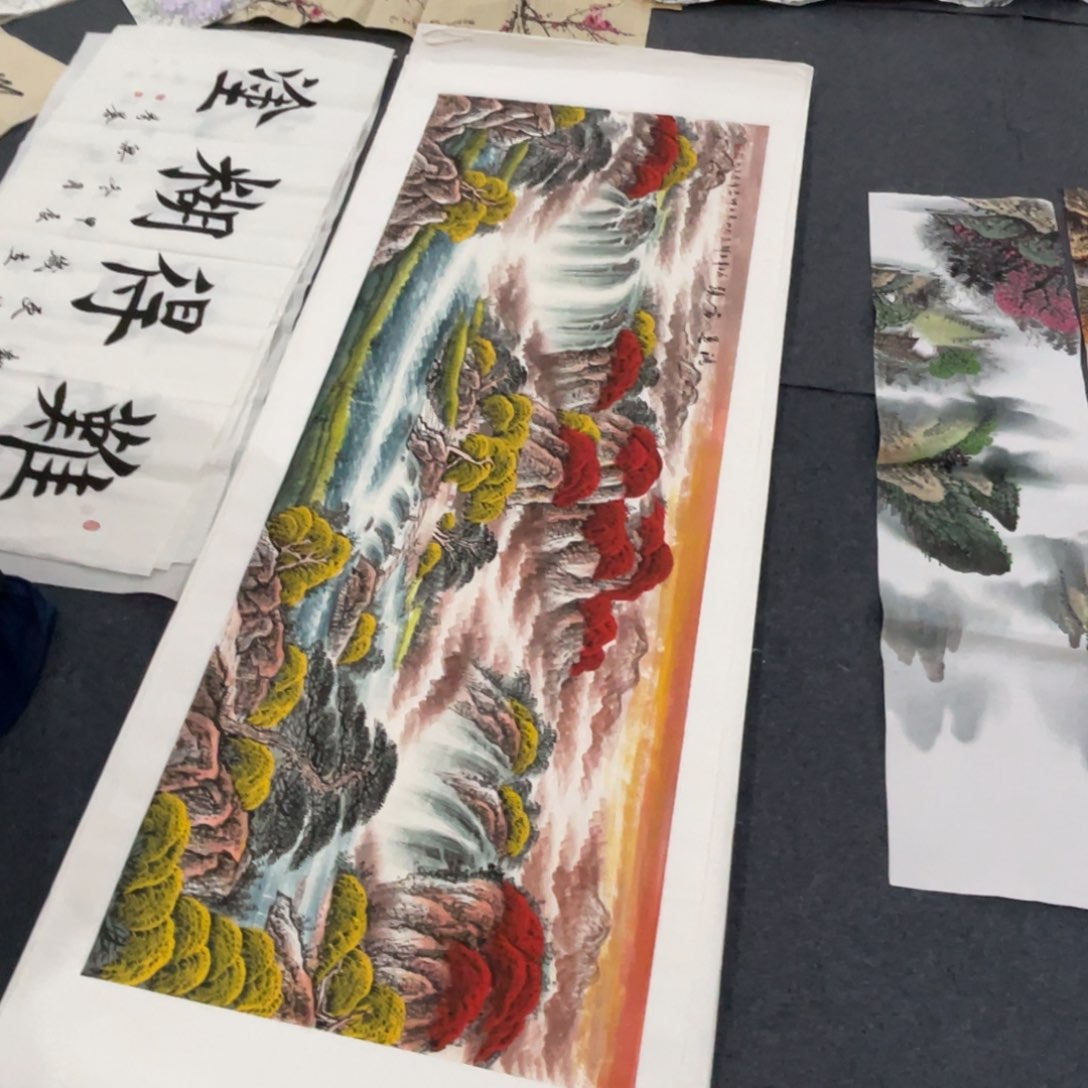 国画处理作品看好再拍哦