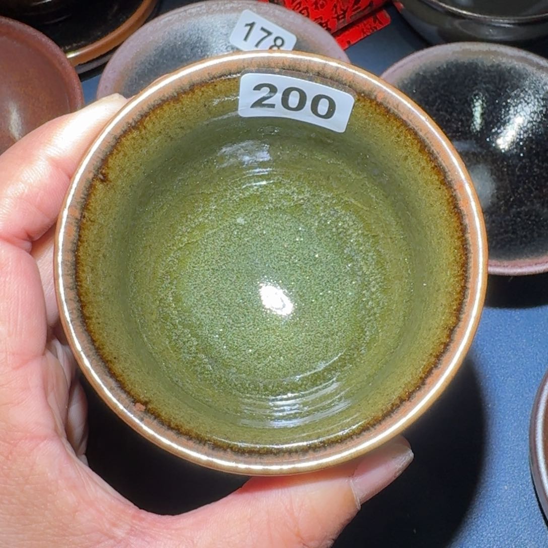 小雨茶盏，手工柴烧，