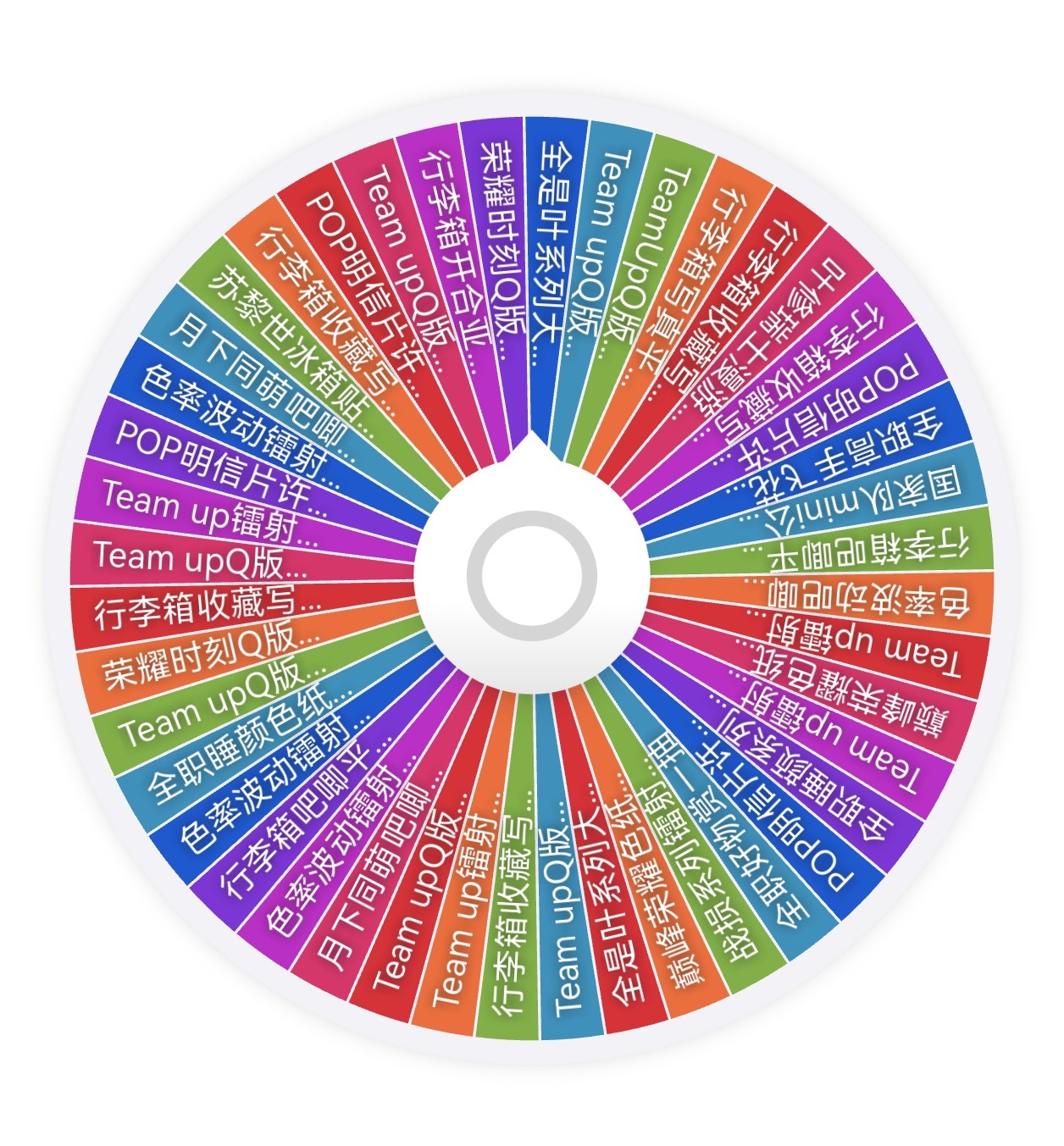 【全职大转盘测试版】全职混池转到什么玩什么周边合集